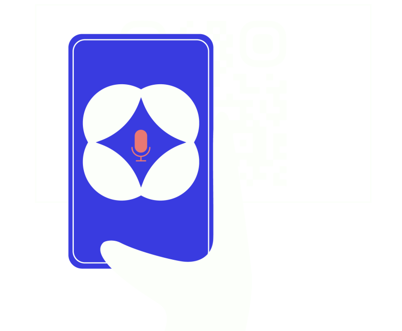 **Speak-Think**: Scan QR code and record your insights